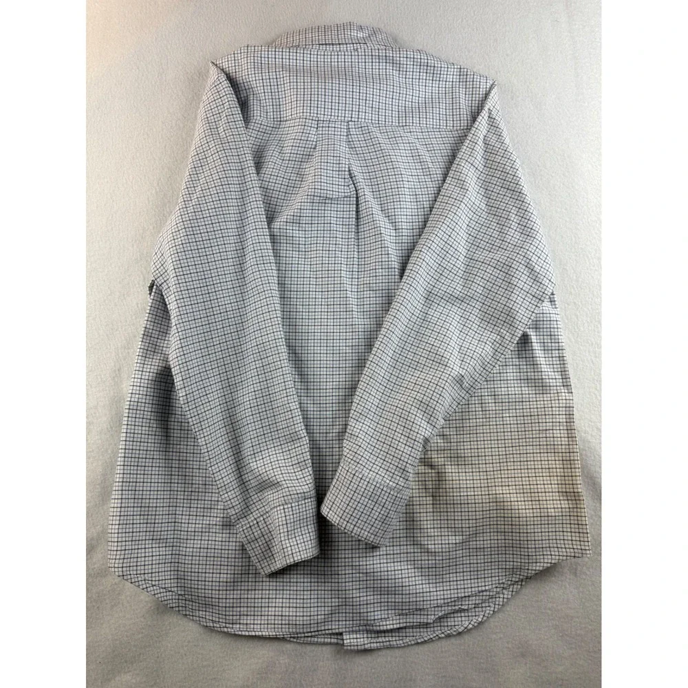 Ralph Lauren Kids Blue Plaid Long Sleeve Button Down‎ Shirt - Size L